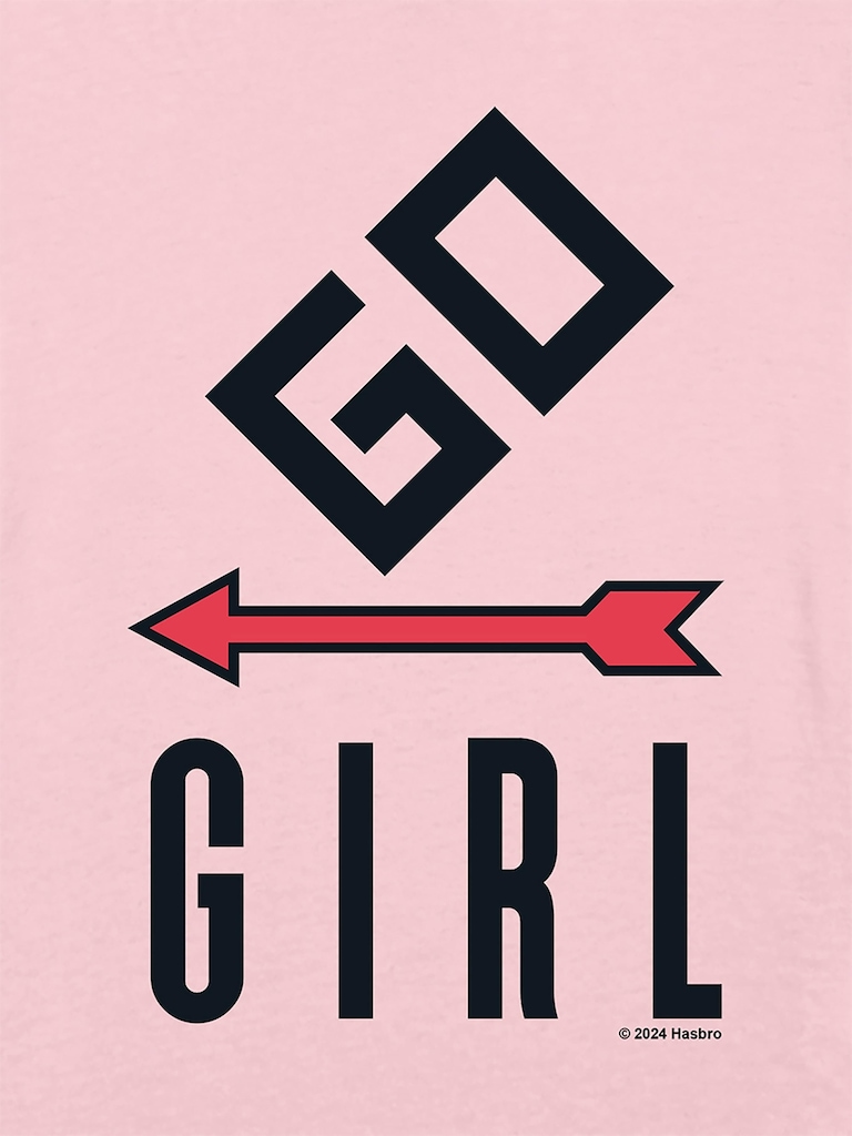 Monopoly Go Girl Graphic T-Shirt for Girls