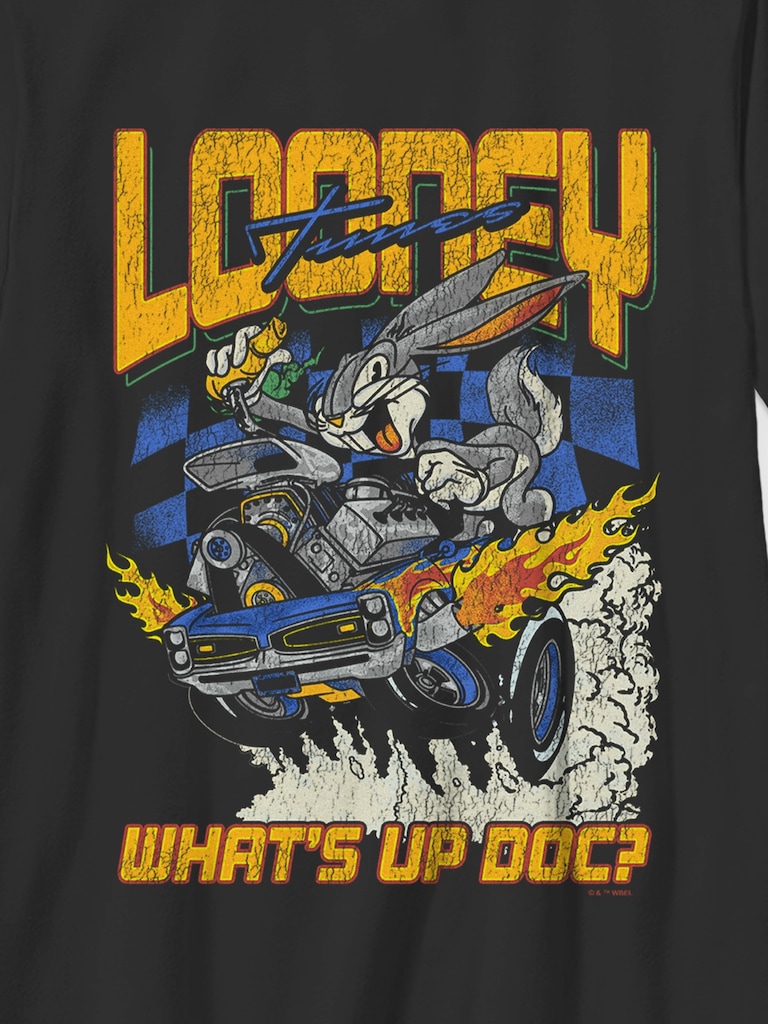 Kids Looney Tunes Rabbit Racer Graphic T-Shirt