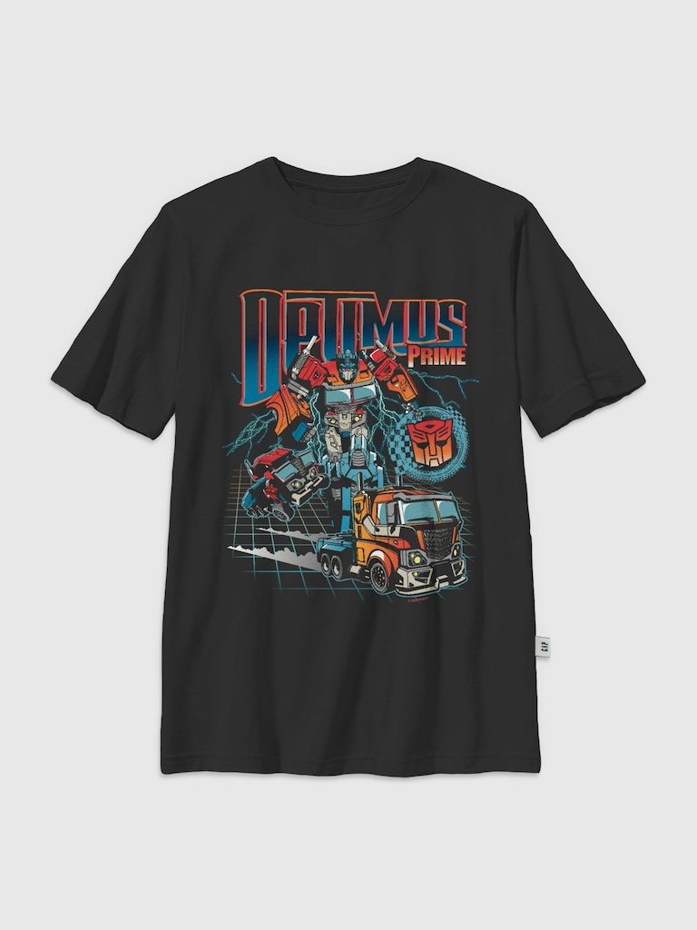 Kids Transformers Optimus Prime Speed Graphic T-Shirt