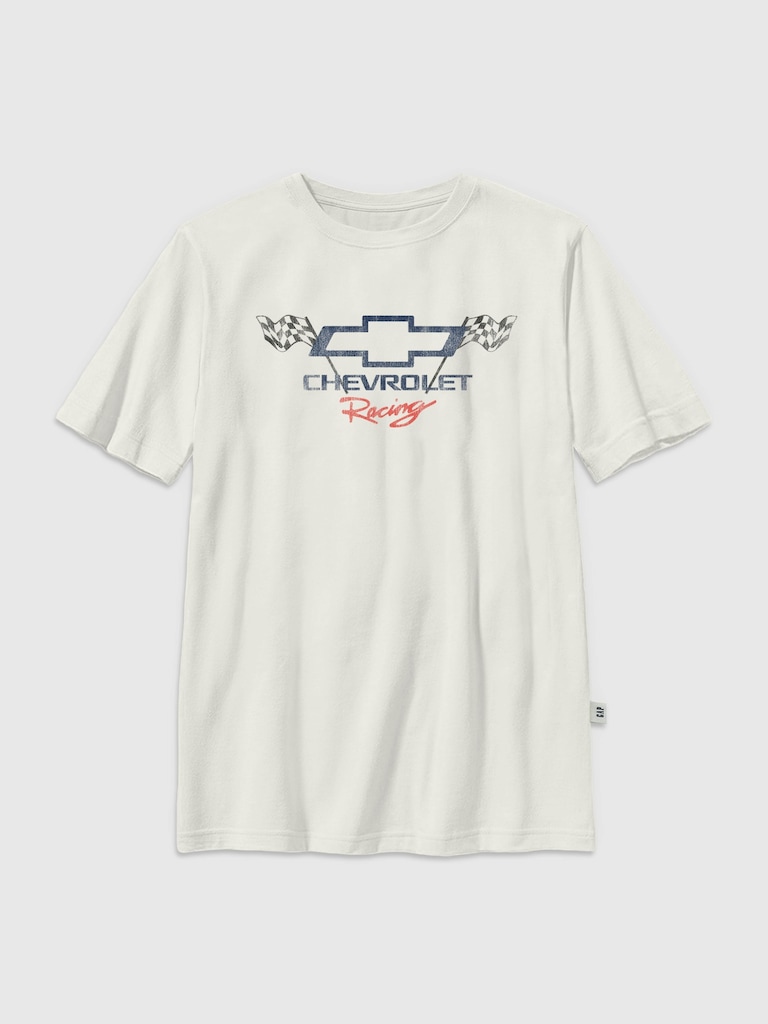 Kids General Motors Chevrolet Logo Graphic T-Shirt