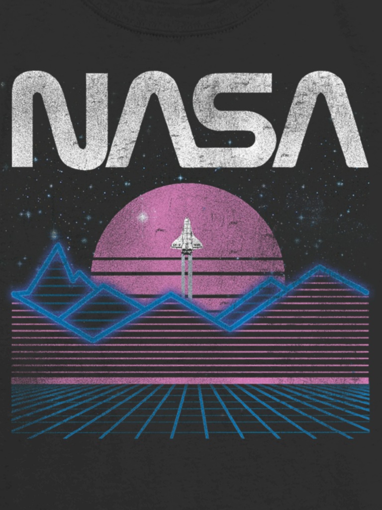 Kids NASA Pastel Space Graphic T-Shirt