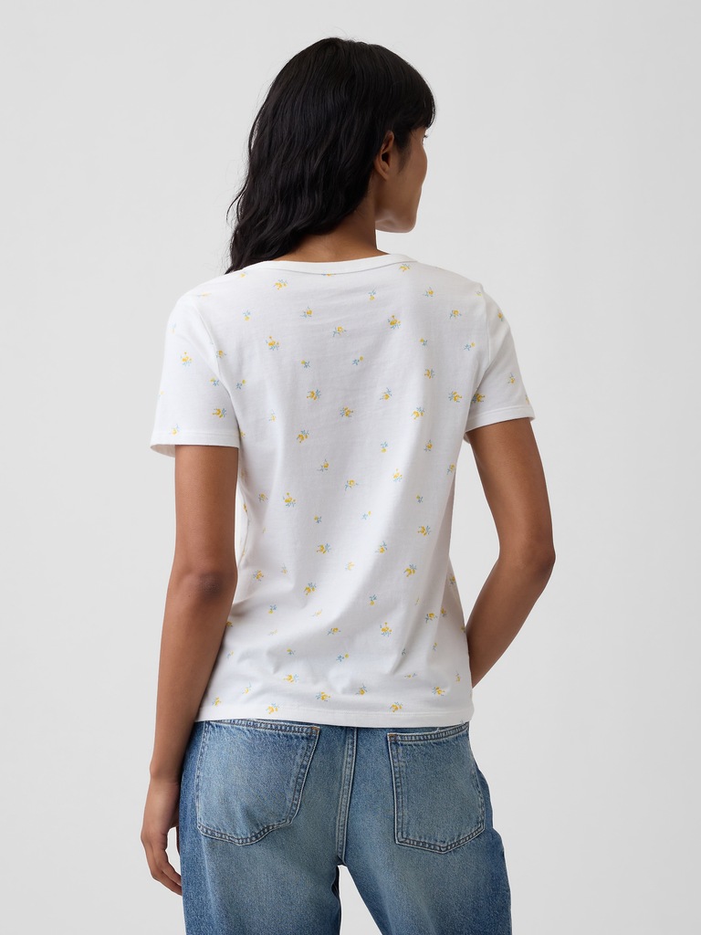 Favorite Print V-Neck T-Shirt