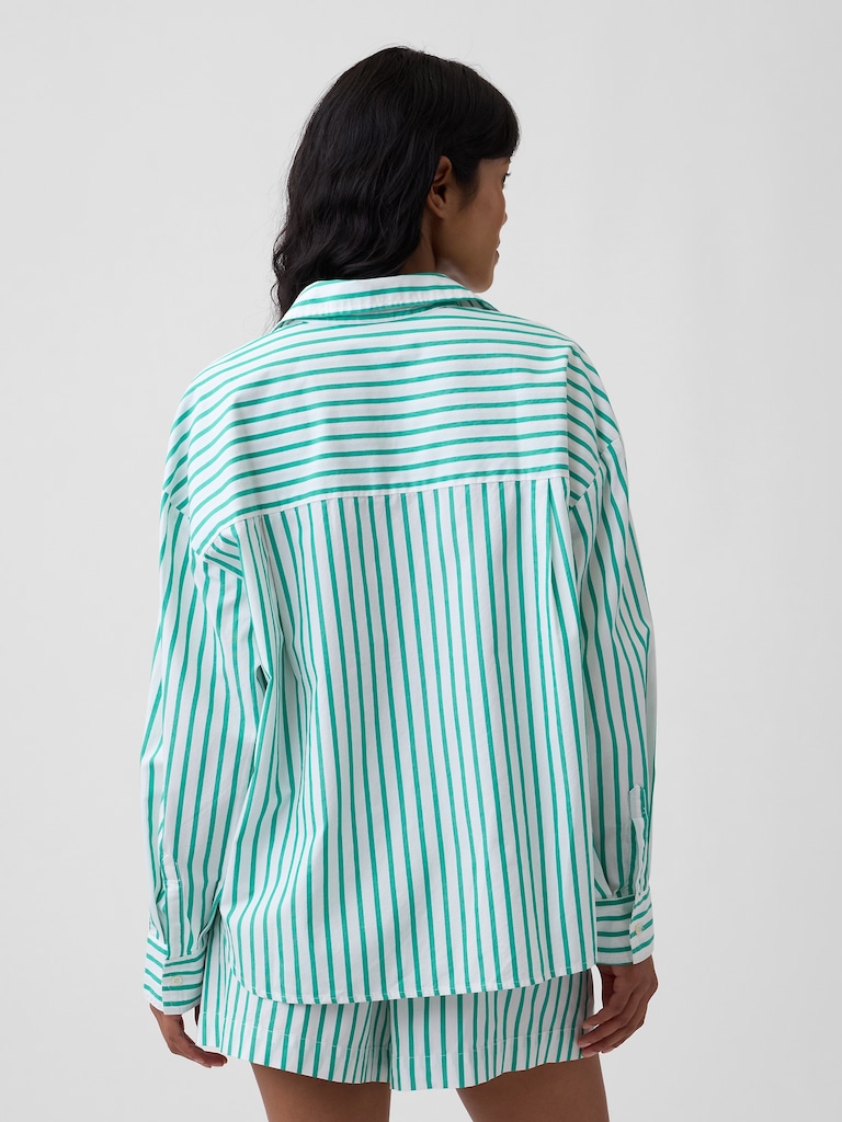 Oversized Shirt in Poplin