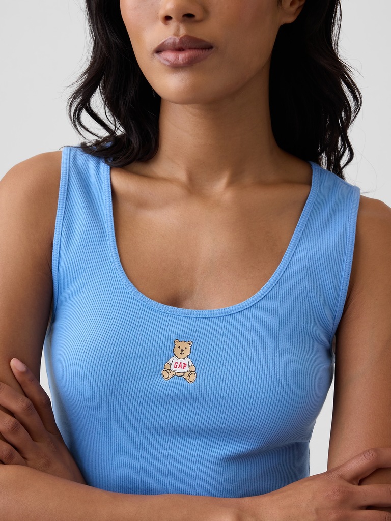 Gap Logo Ribbed Tank Top