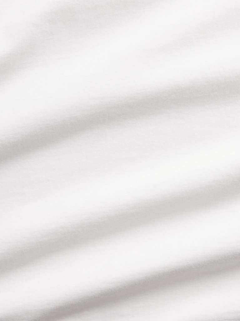 Knit Oversized Crop T-Shirt