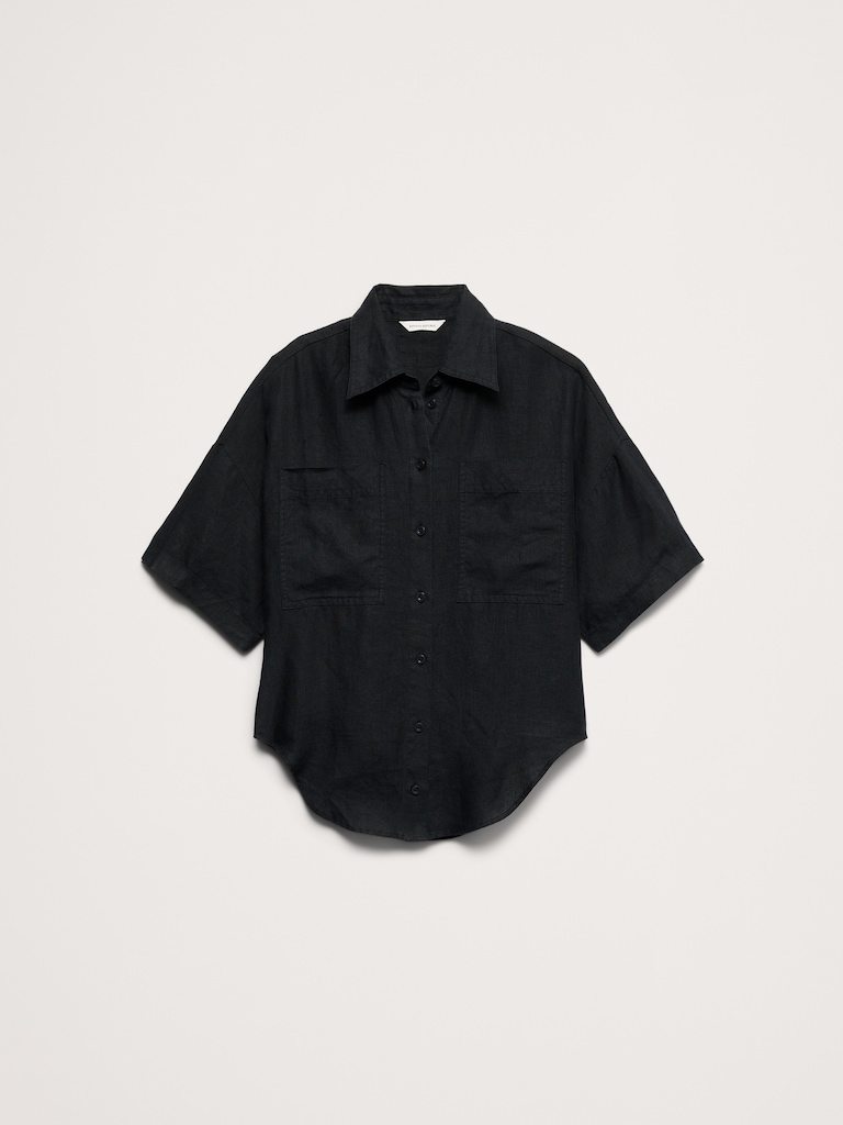 Linen Short-Sleeve Shirt