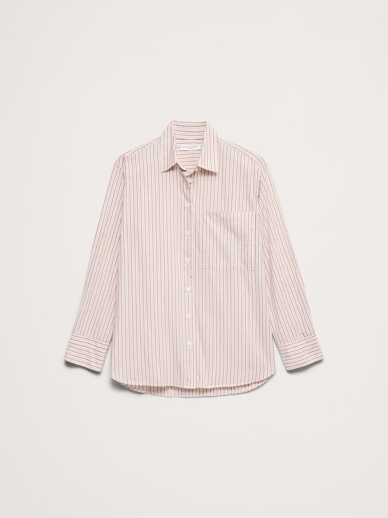 The Oversized Shirt in Cotton Poplin