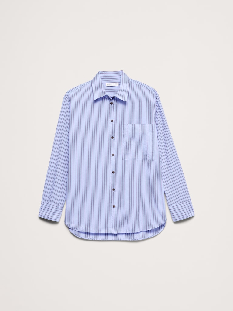 The Oversized Shirt in Cotton Poplin