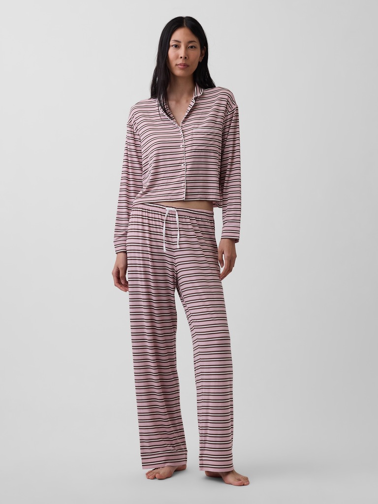 Softest Modal Crop PJ Top