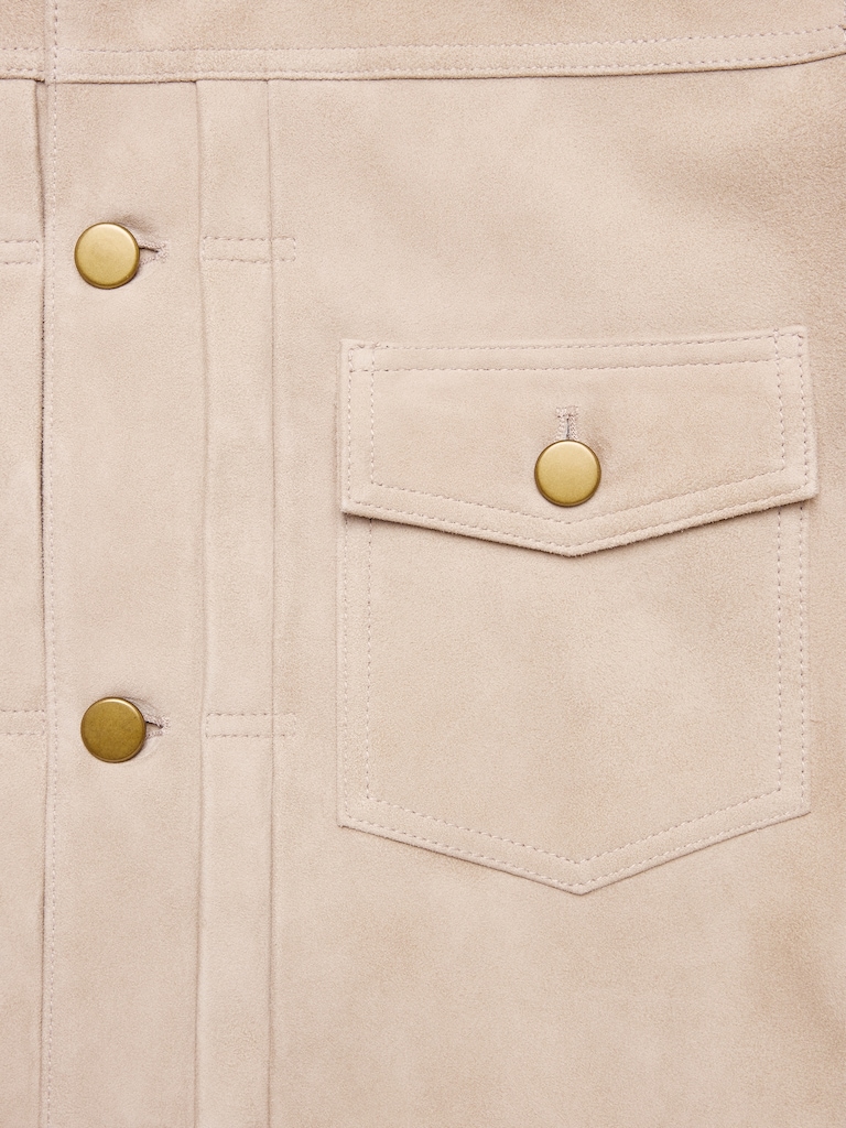 Suede Trucker Jacket