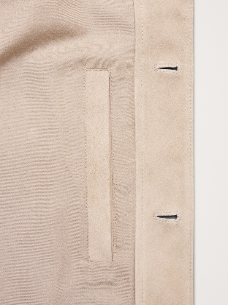 Suede Trucker Jacket