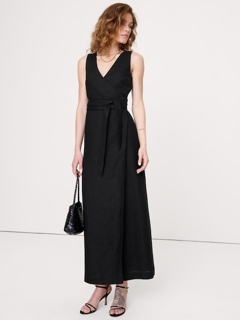 bcbg black and white striped dress Jluxlabel Women's Custom Maxi Dress main image 0