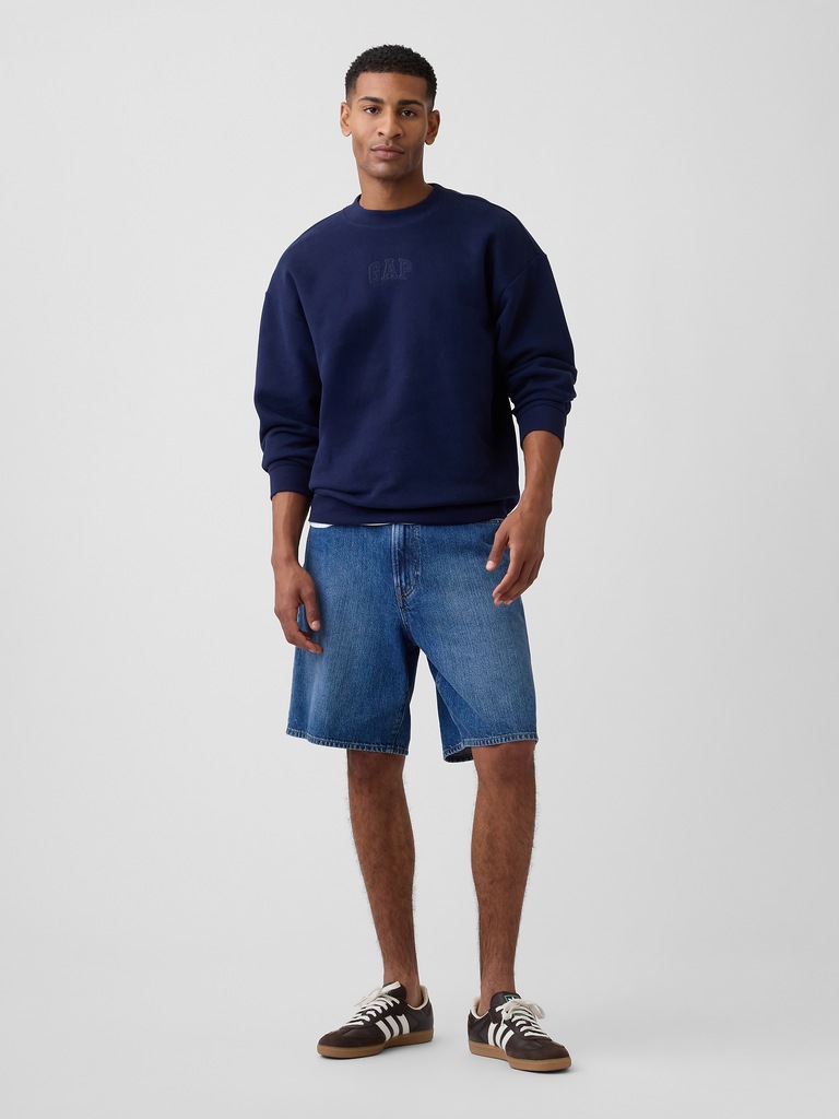 Adult Relaxed Gap Mini-Logo Sweatshirt