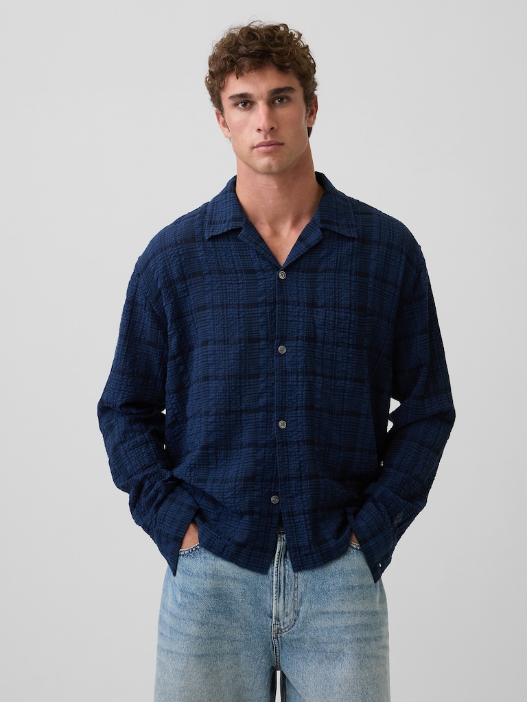 Relaxed Straight-Hem Shirt