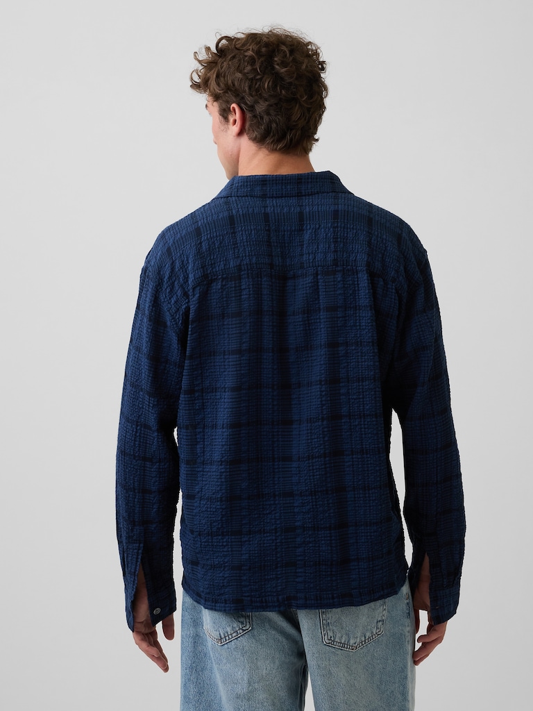 Relaxed Straight-Hem Shirt