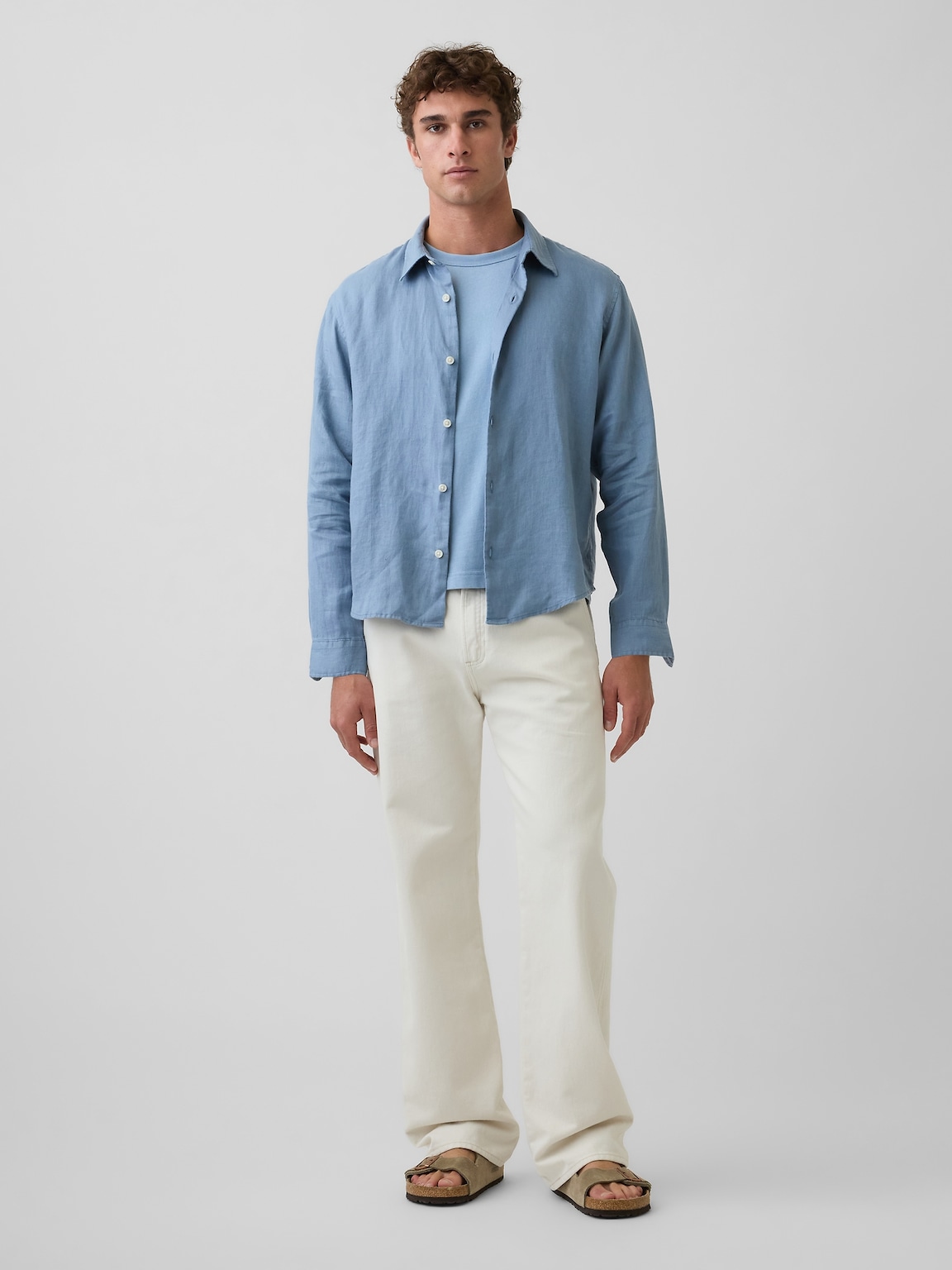 100% Linen Relaxed Shirt