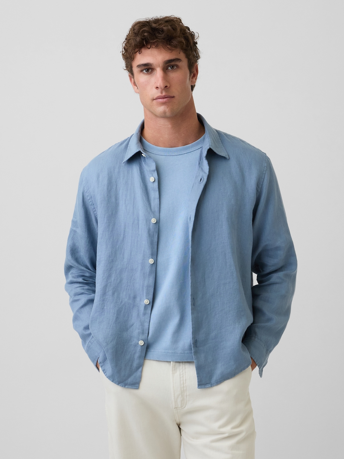 100% Linen Relaxed Shirt