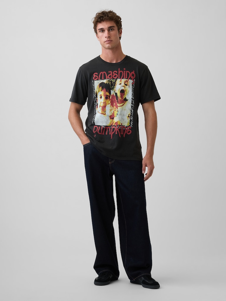 Smashing Pumpkins Relaxed Graphic T-Shirt