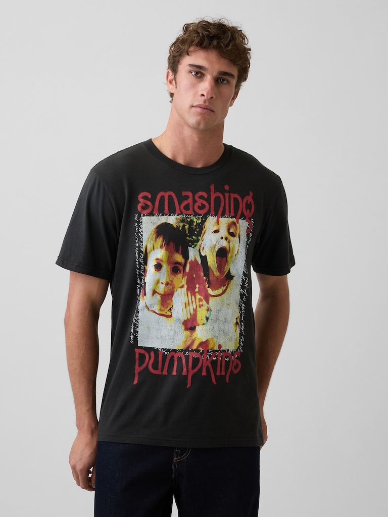 Smashing Pumpkins Relaxed Graphic T-Shirt