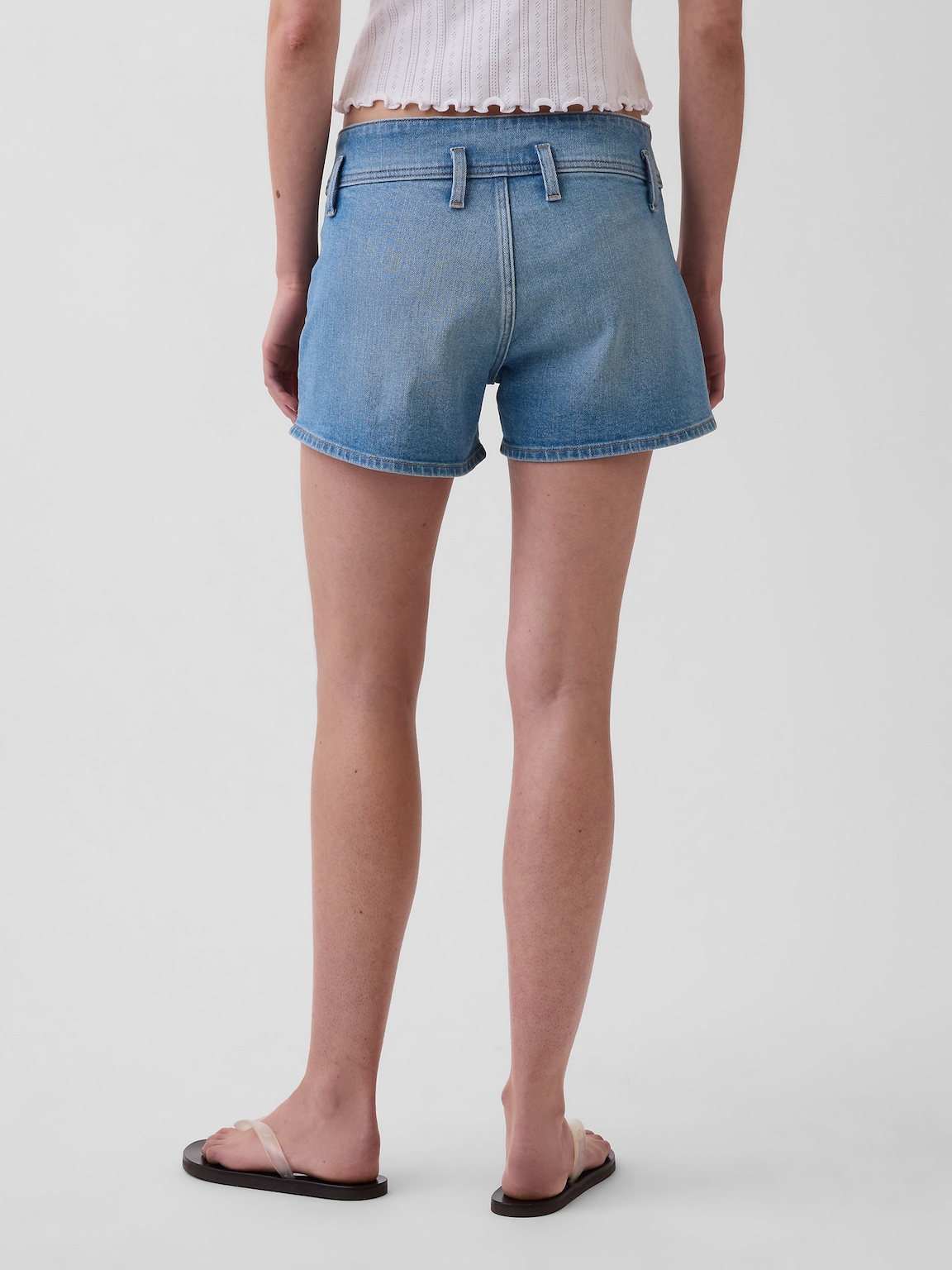 3" Low Rise Denim Shorts