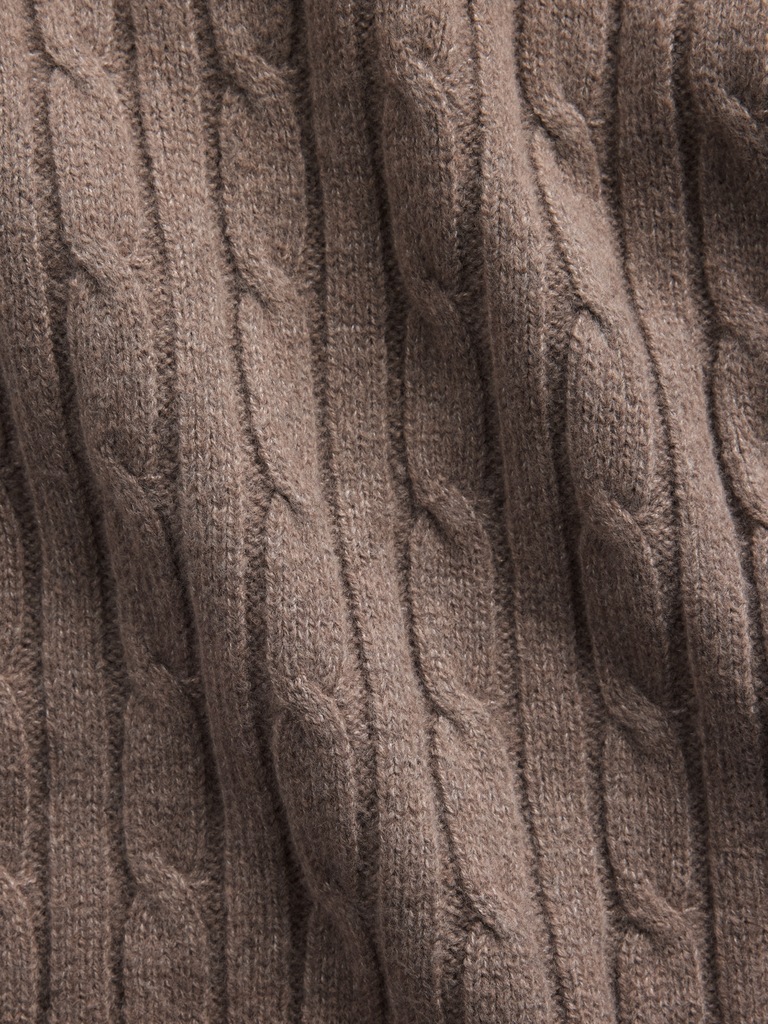 CashSoft Cable-Knit Boot Sweater Pants