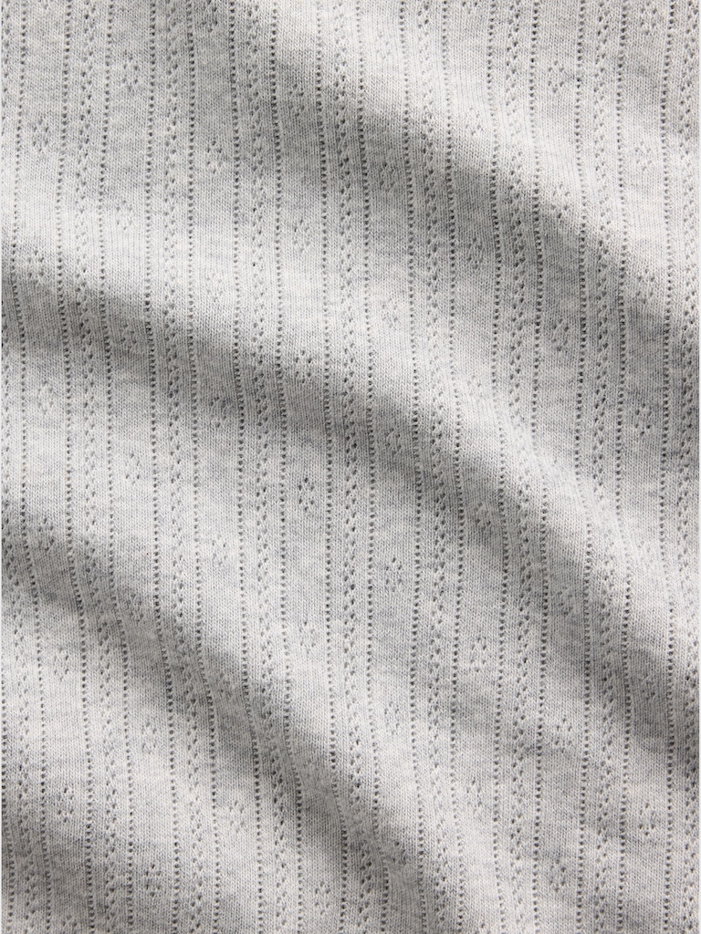 Pointelle Crewneck T-Shirt