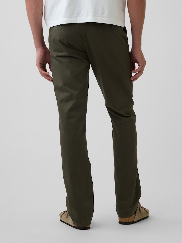 Modern Straight Khakis