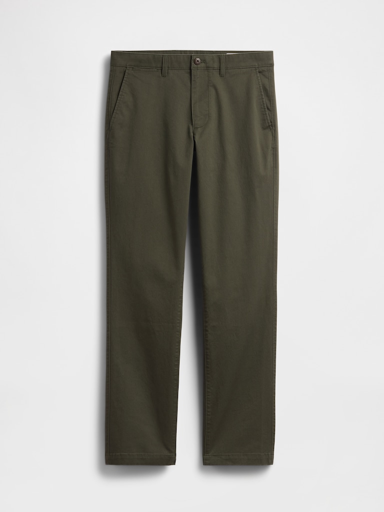 Modern Straight Khakis
