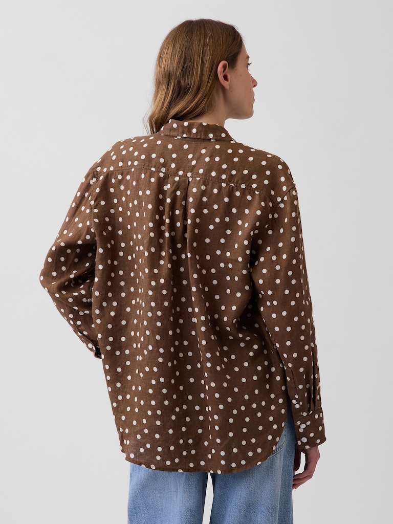 100% Linen Oversized Shirt