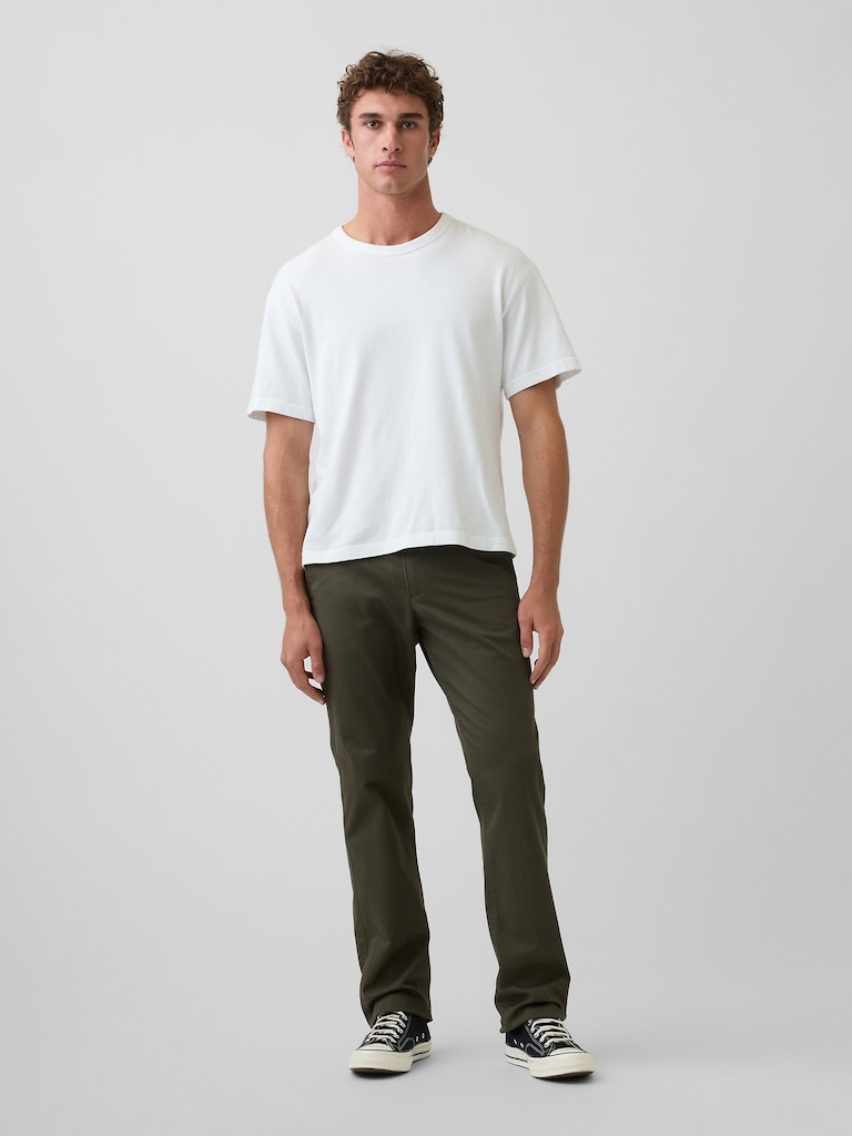 Modern Straight Khakis
