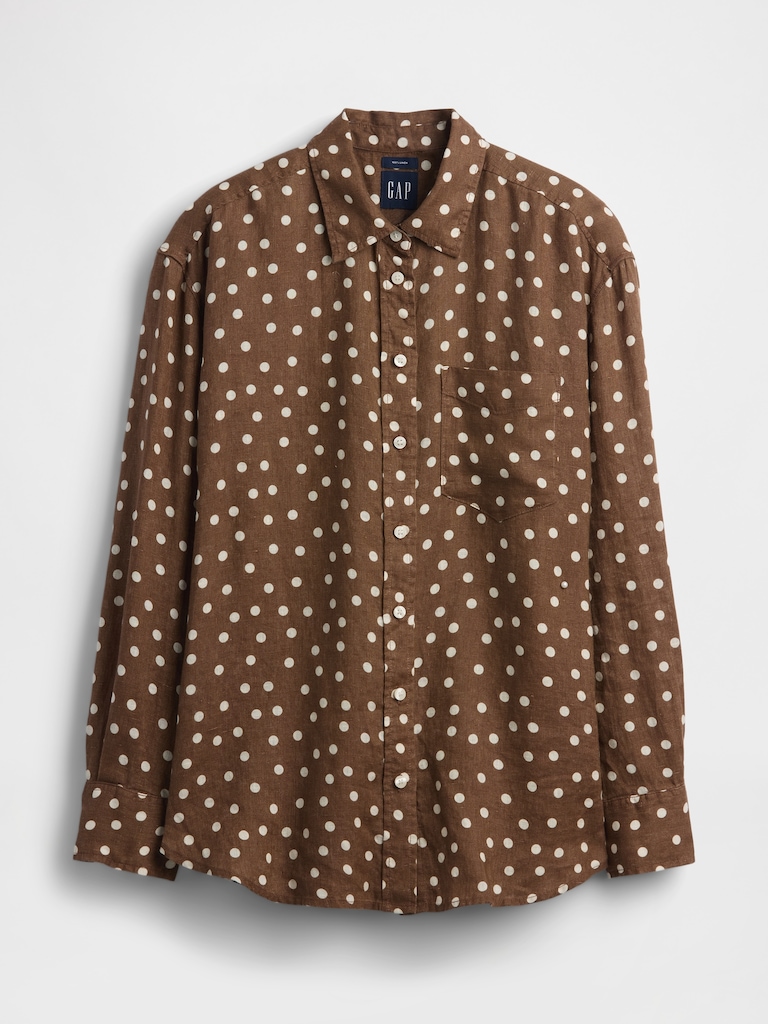 100% Linen Oversized Shirt