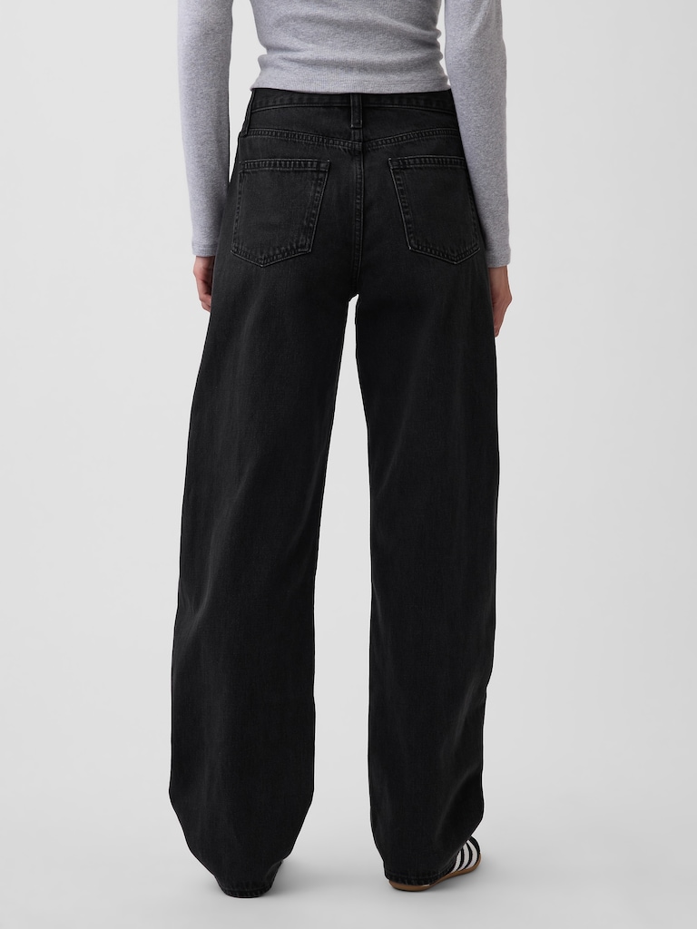 High Rise Barrel Jeans