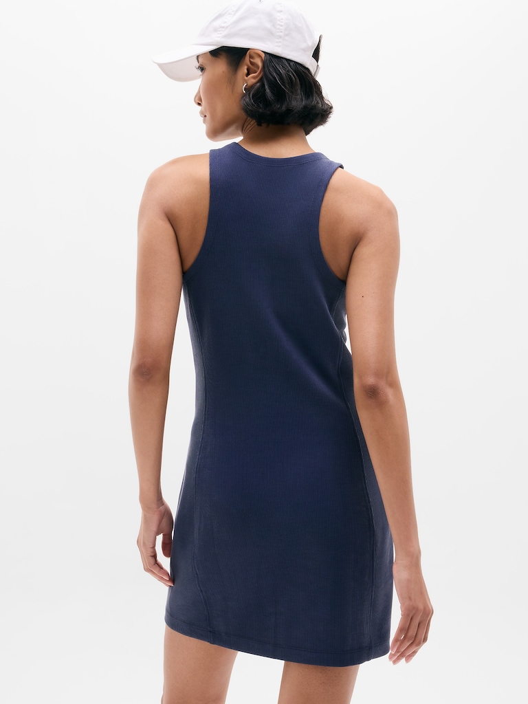 Seasoft Rib Mini Tank Dress