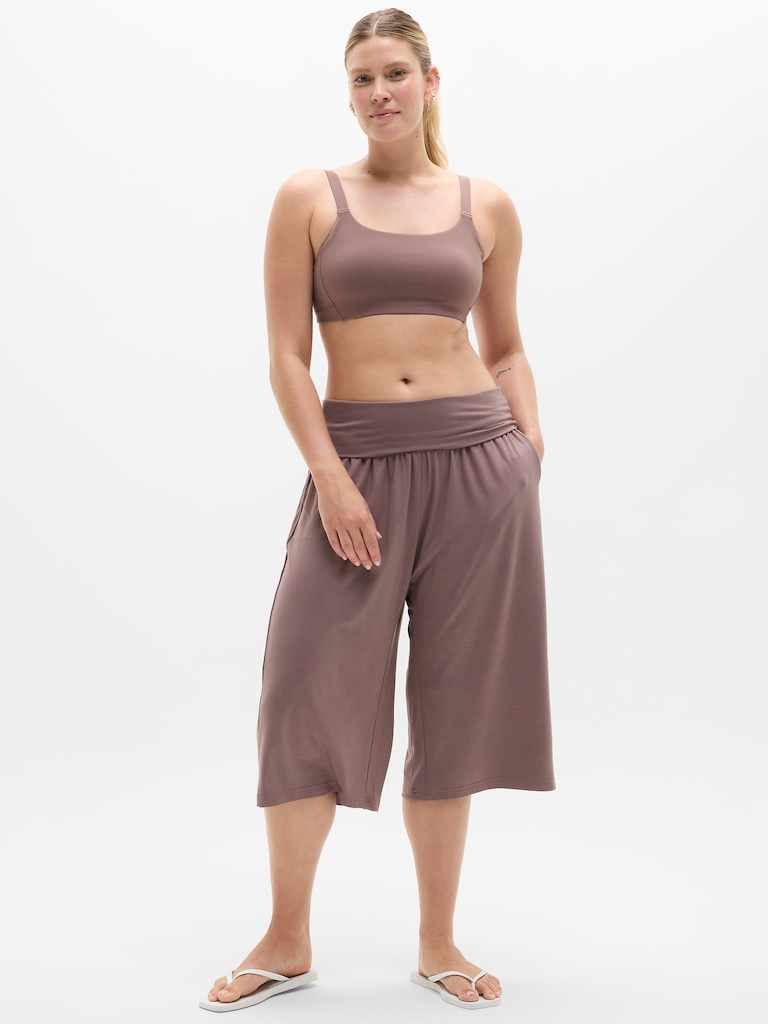 Dream Drape Mid Rise Crop Pant