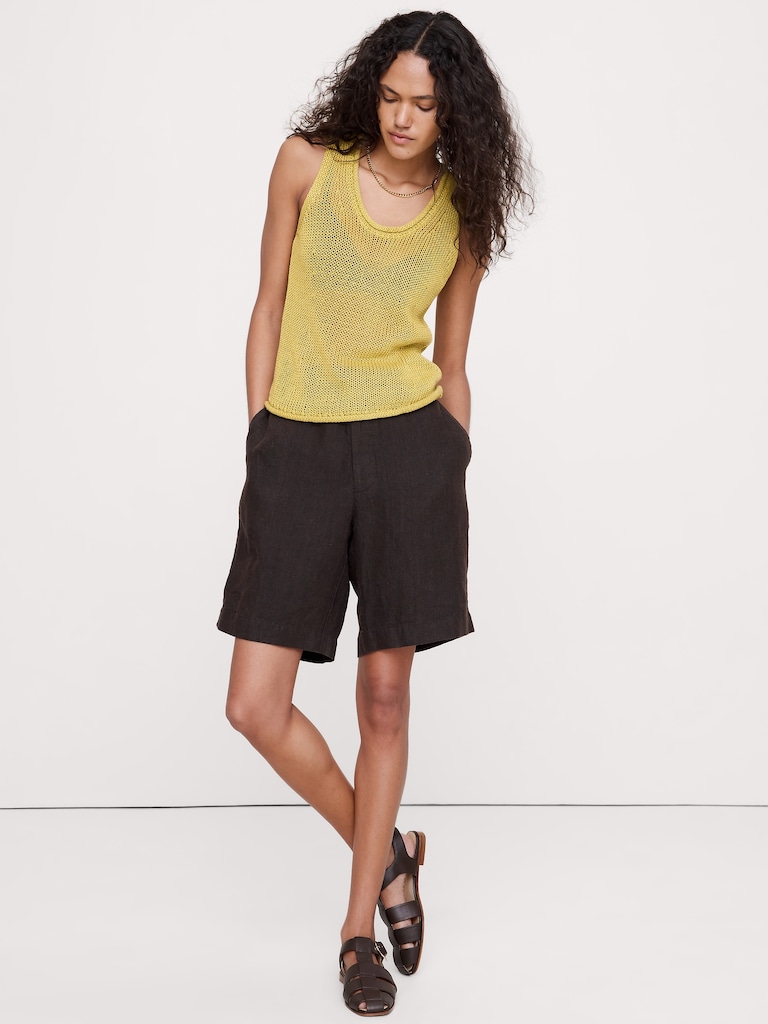 Heirloom Linen Sweater Tank