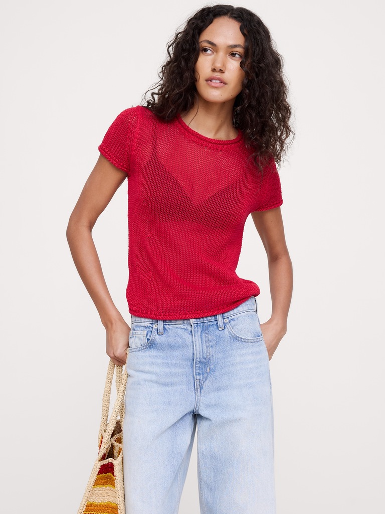 Heirloom Linen Sweater Tee