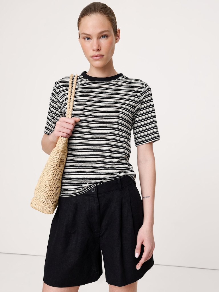 Relaxed Linen T-Shirt