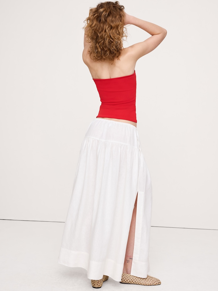 Sculpted-Stretch Tube Top