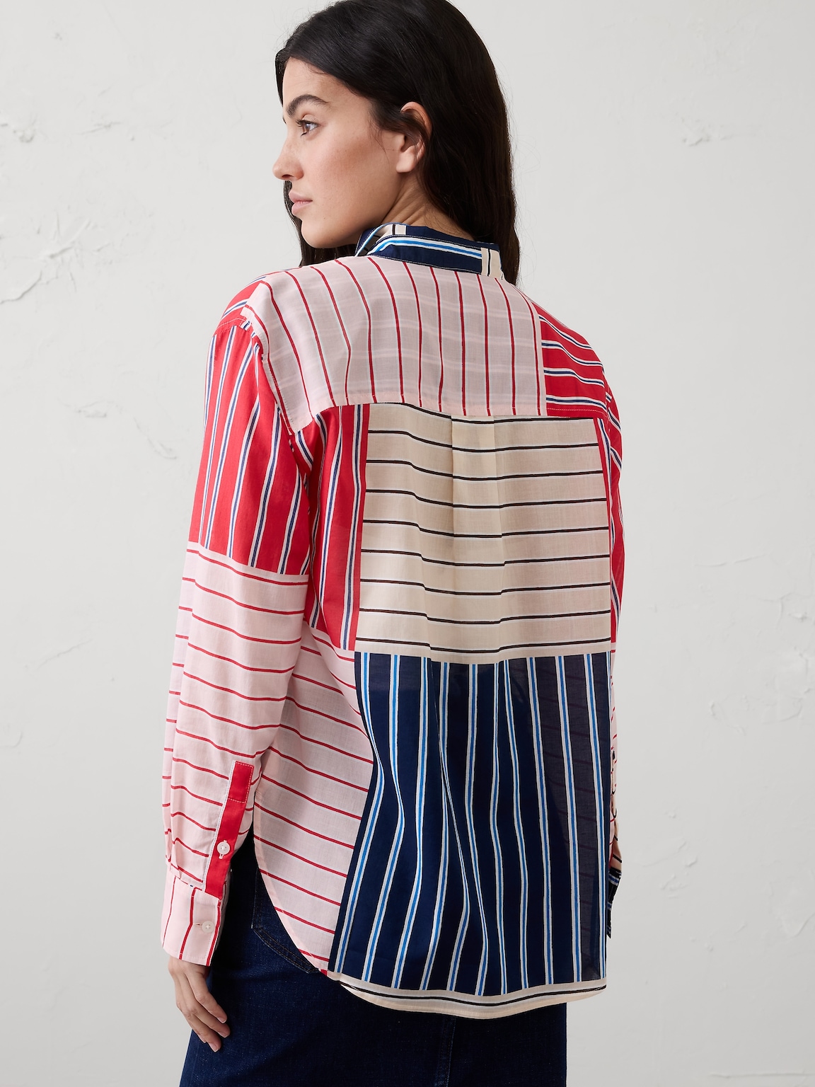 Striped Voile Shirt