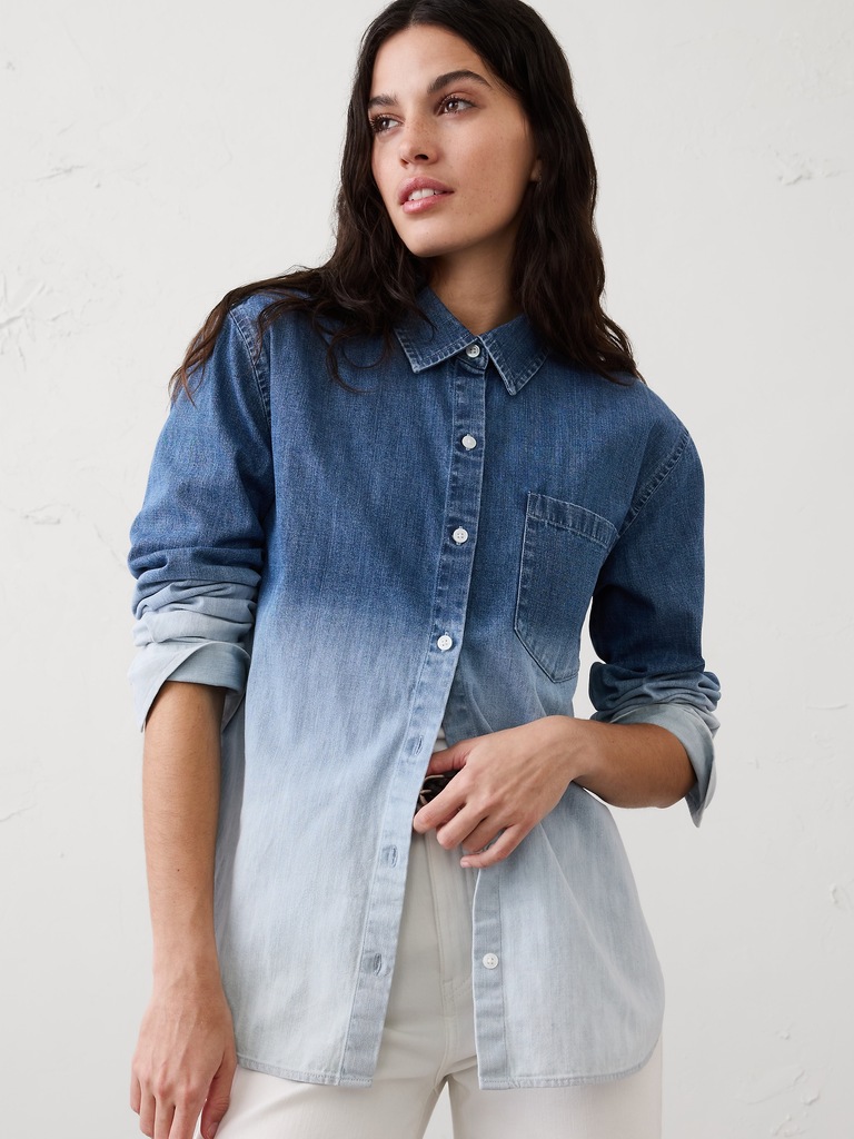 Ombre Denim Shirt