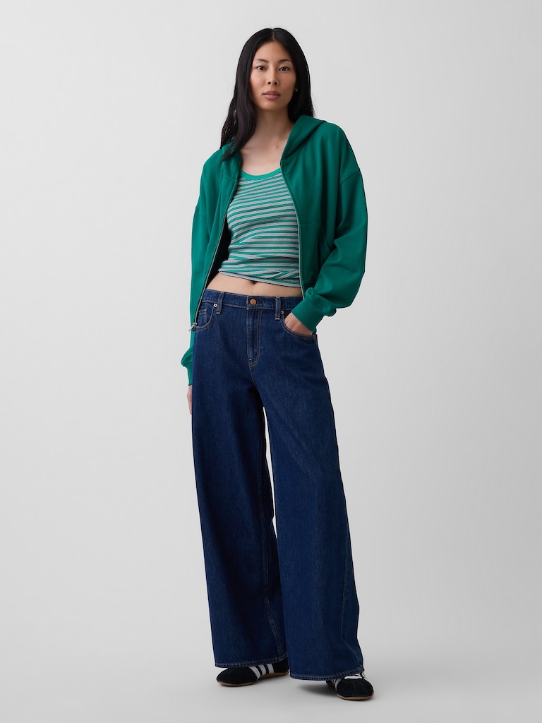 VintageSoft Terry Zip Hoodie