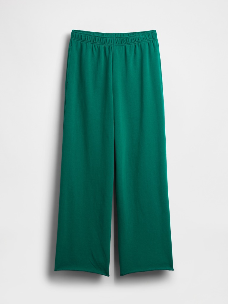 VintageSoft Terry Wide-Leg Sweatpants