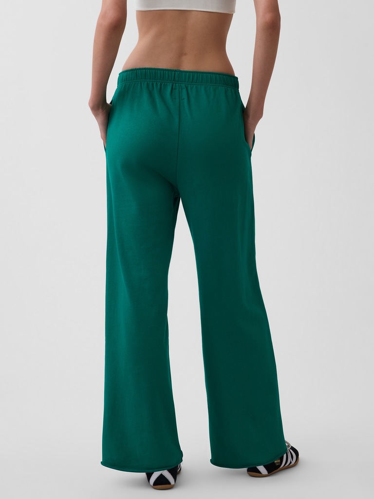 VintageSoft Terry Wide-Leg Sweatpants