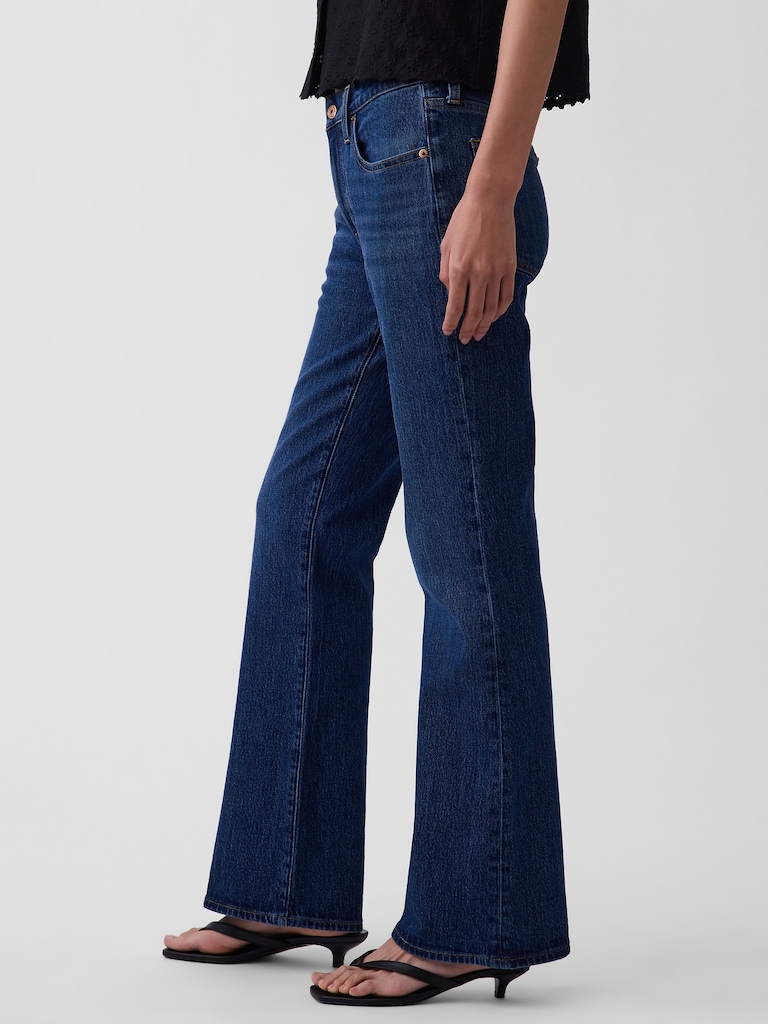 Mid Rise Relaxed Boot Jeans