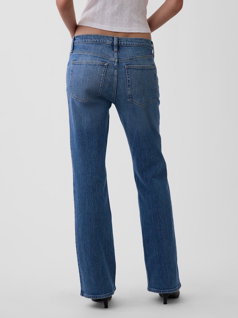 Mid Rise Relaxed Boot Jeans