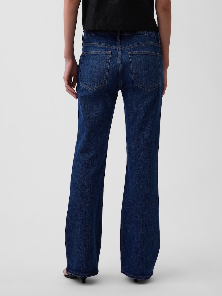 Mid Rise Relaxed Boot Jeans