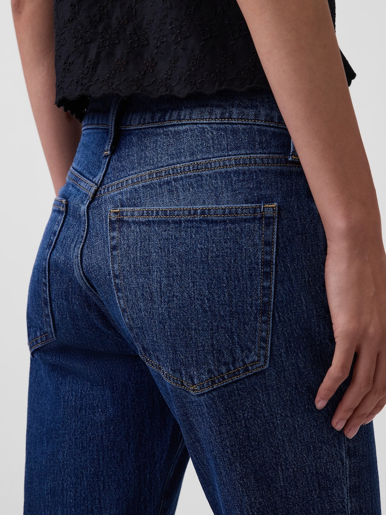 Mid Rise Relaxed Boot Jeans