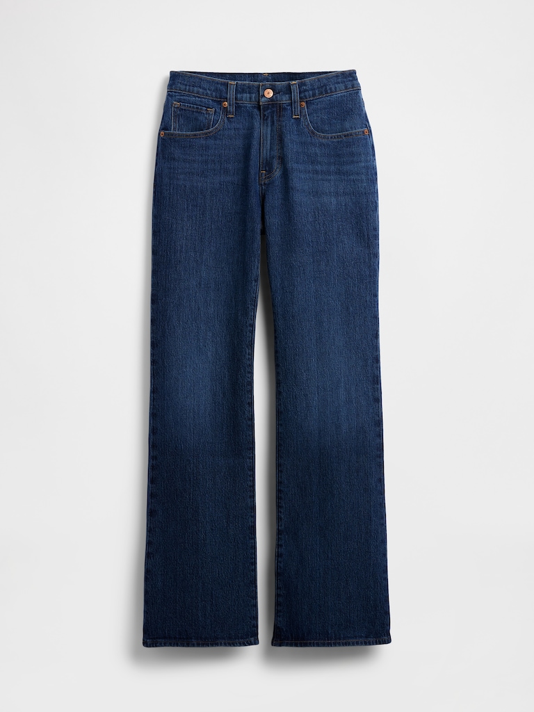 Mid Rise Relaxed Boot Jeans