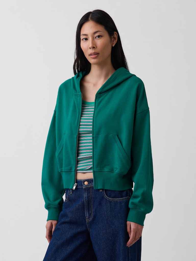 VintageSoft Terry Zip Hoodie