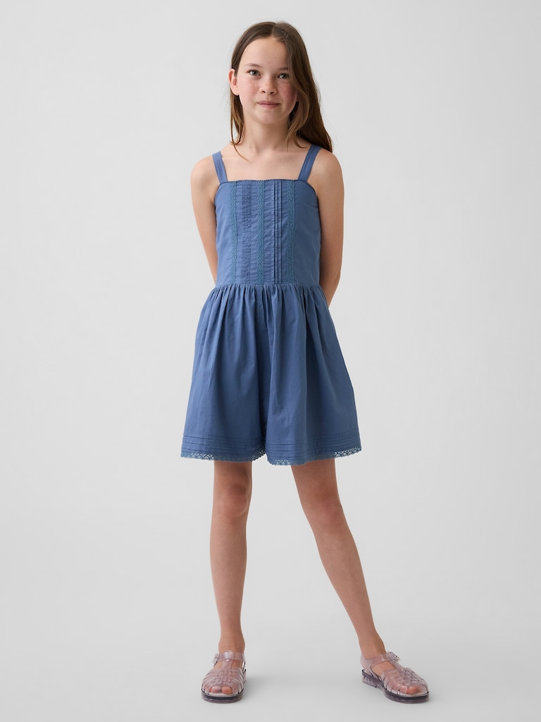 Kids Lace-Trim Romper
